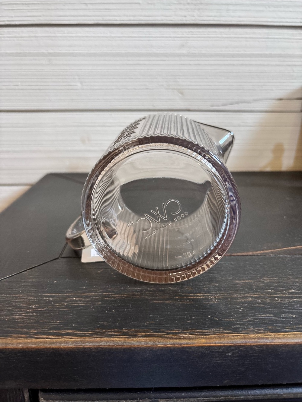CWC Cook With Color Brown Ribbed Glass Measuring Cup 16oz ~ 2 Cups NEW - Picture 8 of 11
